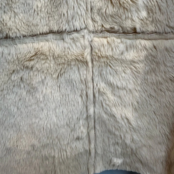 Vintage Banana Republic Y2K Circa 2001 Sherpa Lined Faux Suede Jacket Size M - Picture 9 of 12